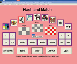 SeeRite Flash and Match Software Game