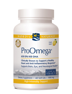  Nordic Naturals ProOmega&reg;   with Lemon Flavor   (60 Soft Gels)  MRSP: $27.95     Save 15%    