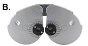  B.) I-test&trade;  Phoropter Vision Screener   With Cylinder Attachment 