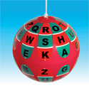 Soft Red/GreenTraining Ball (VTE)with Letters
