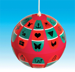 Soft Red/Green Training Ball (VTE)with Figures