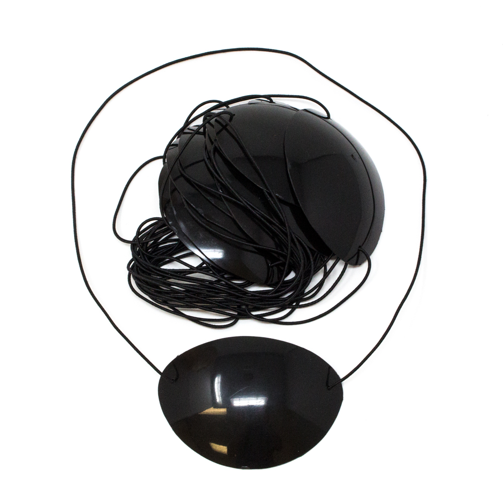  Medical Eye Shield   Color: Black   (Package of 12) 