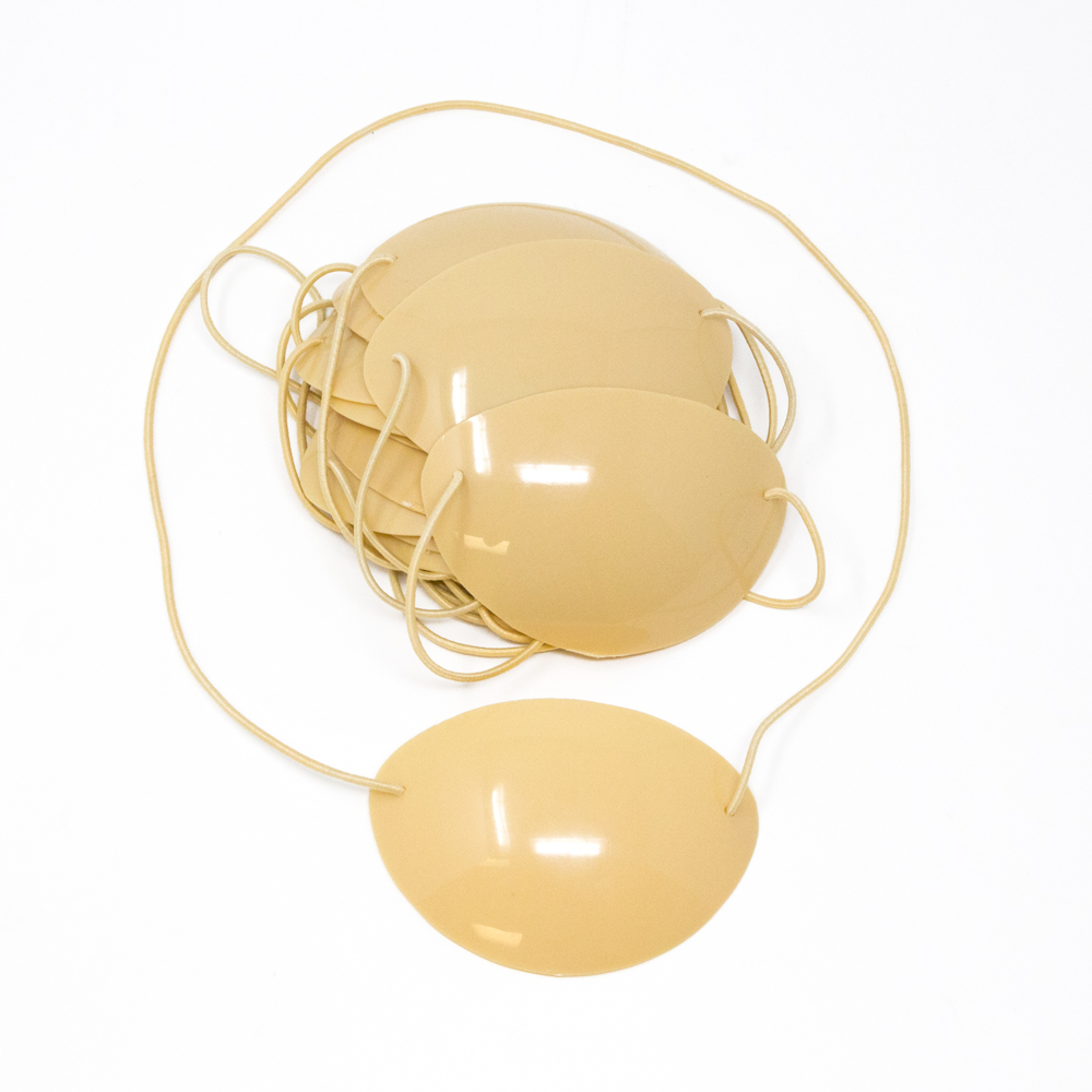  Medical Eye Shield   Color: Flesh   (Package of 12) 