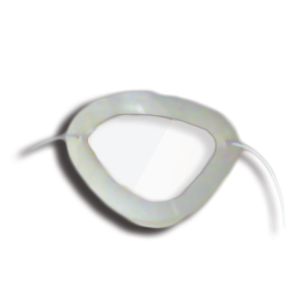  Eye Shields With Foam (Small)  Color:  Clear  35mm x  55mm  (Package of 12) 