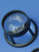  (B)   Coil Stand Reader Magnifier  (6x Magnification)  47mm Diameter Lens