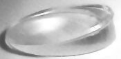  Round Flat Plastic Prism   5D (48mm)  Fit Prism Goggles