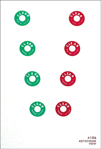 Keystone Life-Saver Cards - Keystone Life-Saver Cards(Clear BI) - Package of 5