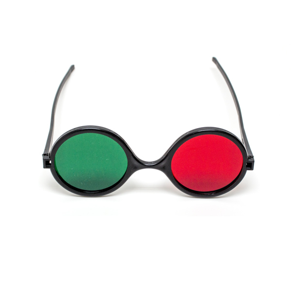  Child Size Red/Green Reversible Goggles   (Single Pair) 