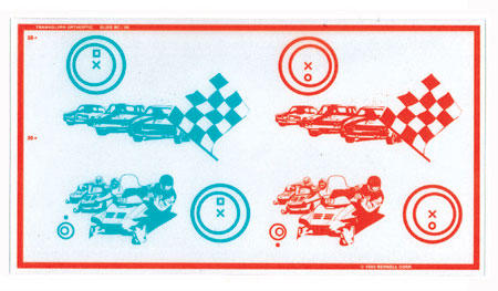  Fixed Demands Tranaglyph&trade;   (28-30PD) - Race Car, Snowmobile (F)