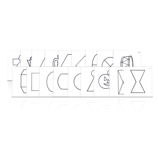 (D)  Cheiroscope Drawing Targets   (18 Targets)