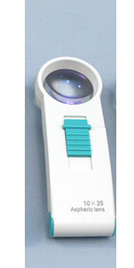  LED Pocket Magnifier   (10X) 35mm 
