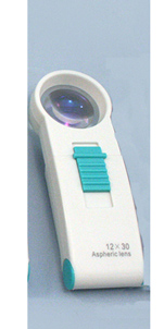  LED Pocket Magnifier   (12X) 30mm 