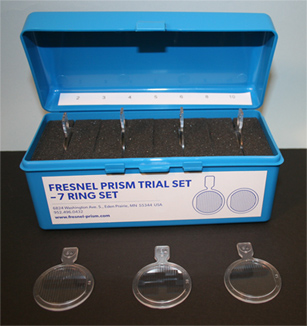 Fresnel Prism Trial Set-7 Ring Set   2PD-10PD