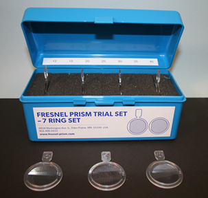 Fresnel Prism Trial Set-7 Ring Set  12PD-40PD