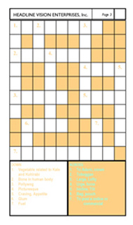 Crossword Puzzle Book (Package of 5)