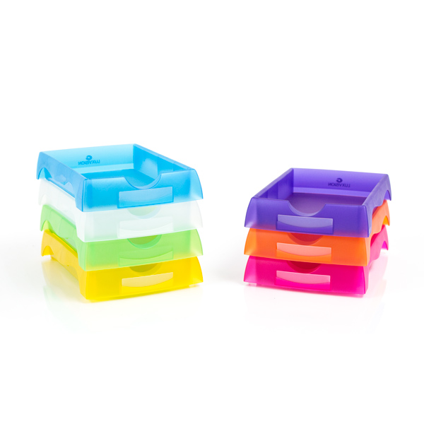 Trays Deluxe Stackable Optical Trays Pkg of 5