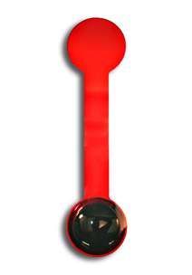 Double End OccluderPlain Black & Red