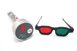 3-Figure Worth Testwith Red/Green Glasses