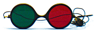 Child Size Red/Green Reversible Goggles   (Package of 6) with Elastic 