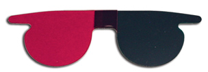 SlipIns - Red/Green Flat SlipIns(Sold by Dozen)Packed in Individual Bags